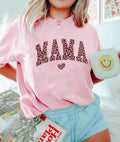 Retro Mama Shirt Pink Leopard Mom Tee Mother Life Shirt In My Mom Era Graphic T Shirt Unique Mothers Day Gift for Her Graphic Tee – Fan Favorite · High-Quality Print