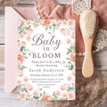 Baby in Bloom Invitation Wildflower Baby Shower Invitation Girl Baby Shower Invite Floral Baby Shower Baby In Bloom Bow Invite Spring BBL3 Graphic Tee – Everyday Comfort · Great Gift For Fans
