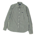 Faconnable Mens Striped Shirt Vintage Blue Green Long Sleeve Smart Casual Top Graphic Tee – Premium Graphic · Trending Graphic Apparel