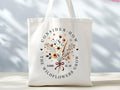 Consider How The Wildflowers Grow Tote Bag Wildflower Tote Bag Christian Tote Bag Flowers Bag Christian Gifts Bible BagFloral Tote Bag Tote Bag – Everyday Comfort · Top Pick For Any Outfit