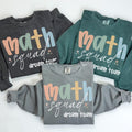 Comfort Colors Math Team Sweatshirt Teacher Sweatshirt Mathematics Crewneck Back to School Tee Math Department Gifts Crew Sweatshirt – Everyday Comfort · Trending Graphic Apparel