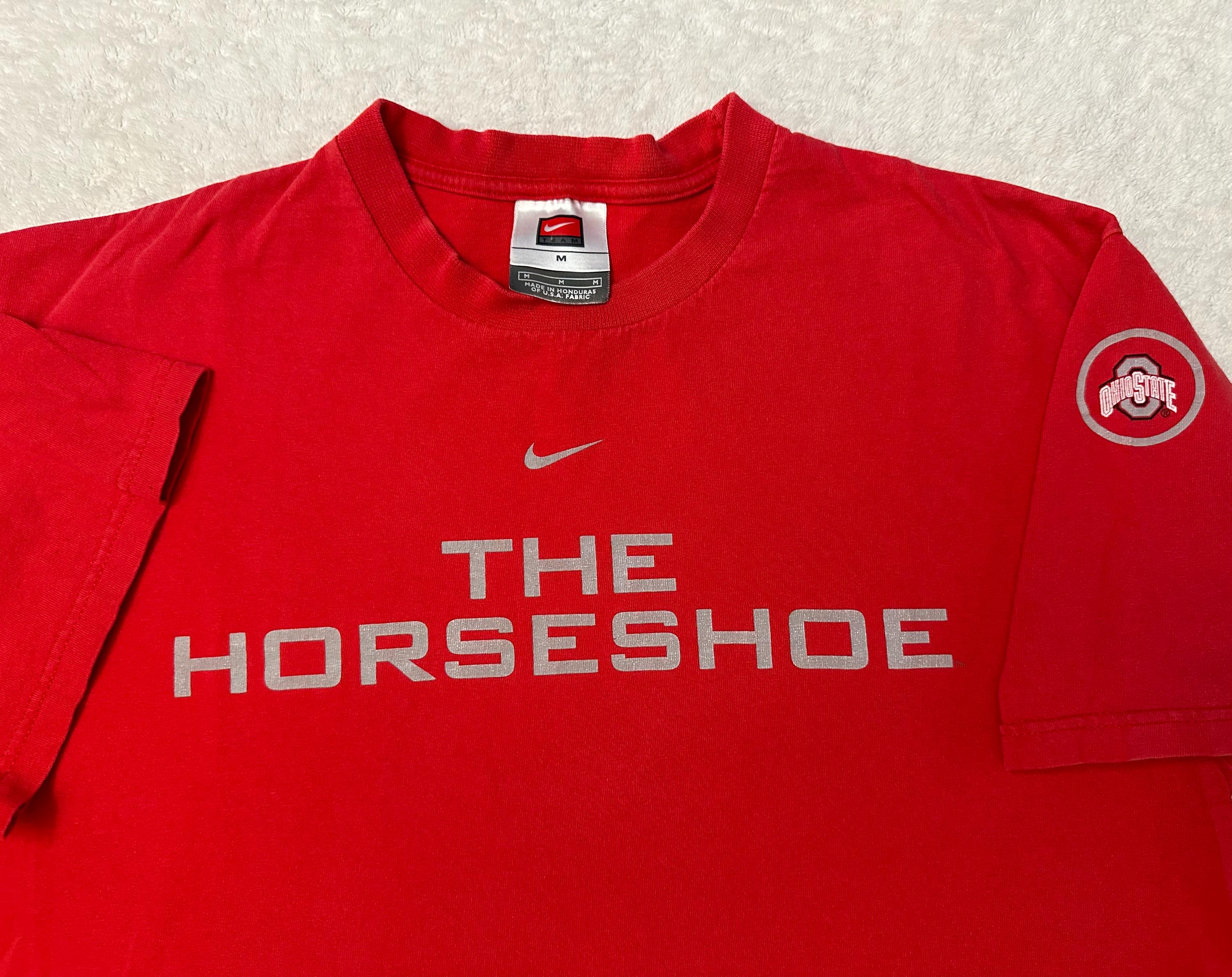 Vintage 1990s Y2K The Horseshoe Ohio State University OSU Nike Swoosh T Shirt L Graphic Tee – Everyday Comfort · High-Quality Print