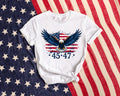 Trump 45 47 MAGA US Flag T Shirt Trump T Shirt Trump Us Flag 45 47 T Shirt USA Shirt 4th Of July T Shirt American Flag Shirt Freedom Graphic Tee – Feel-Good Design · Great Gift For Fans