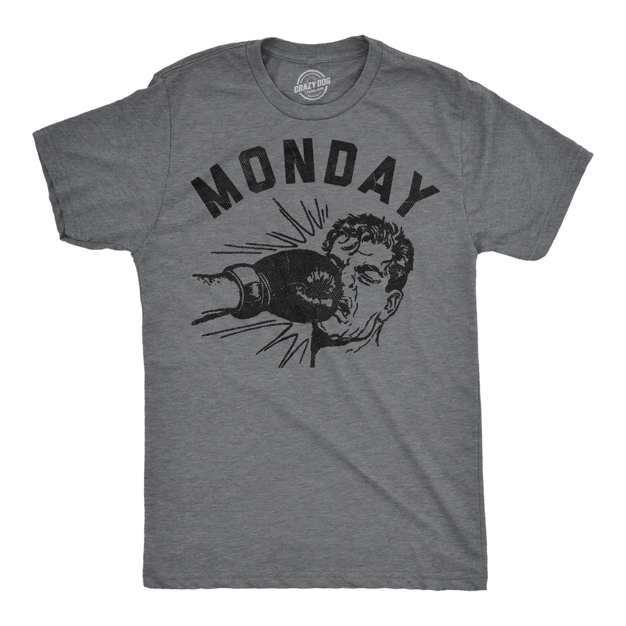 Monday Shirts Punching You In The Face Not Adulting Today Sarcastic Shirt Funny Shirt Monday Shirt For Men Gifts For Him Hate It Here Graphic Tee – Easygoing Wear · Great Gift For Fans