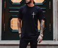 Cross Shirt Faith Cross Shirt Christian Gift Faith Gift Christian Shirts Gift For Him Gift For Dad Faith Cross Fathers Day Shirt Graphic Tee – Feel-Good Design · Trending Graphic Apparel