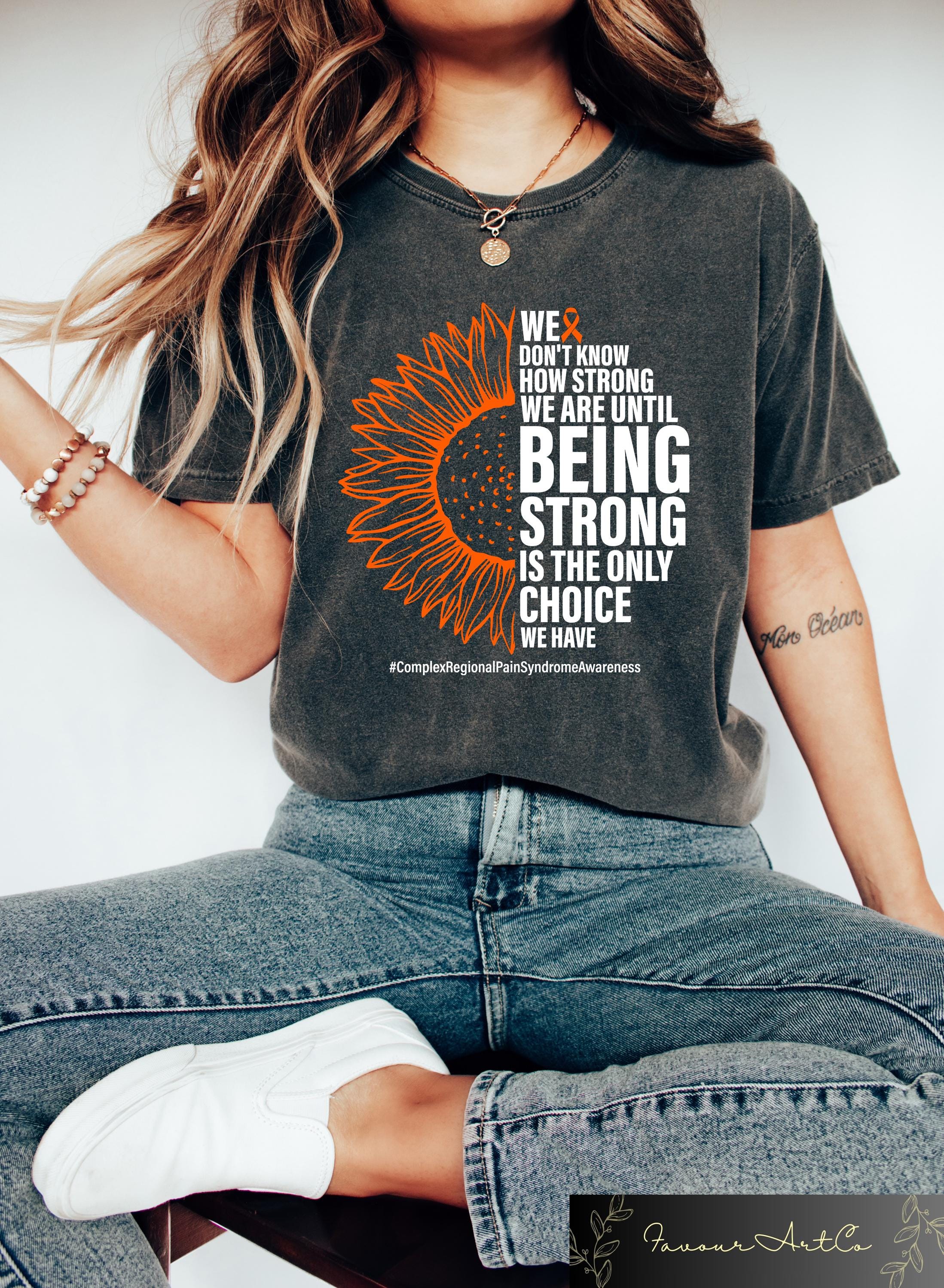 Retro Comfort Leukemia Cancer T shirt Family Support Shirt Cancer Survivor Sweatshirt Cancer Warrior Gift MS Awareness Crewneck Sweatshirt – Easygoing Wear · Great Gift For Fans
