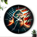 Bigfoot Patriotic Wall Clock Cryptid Home Decor Sasquatch Hanging Clock Independence Day Decor Unique Folklore Decor Bigfoot Gift Graphic Tee – Soft Feel · Top Pick For Any Outfit