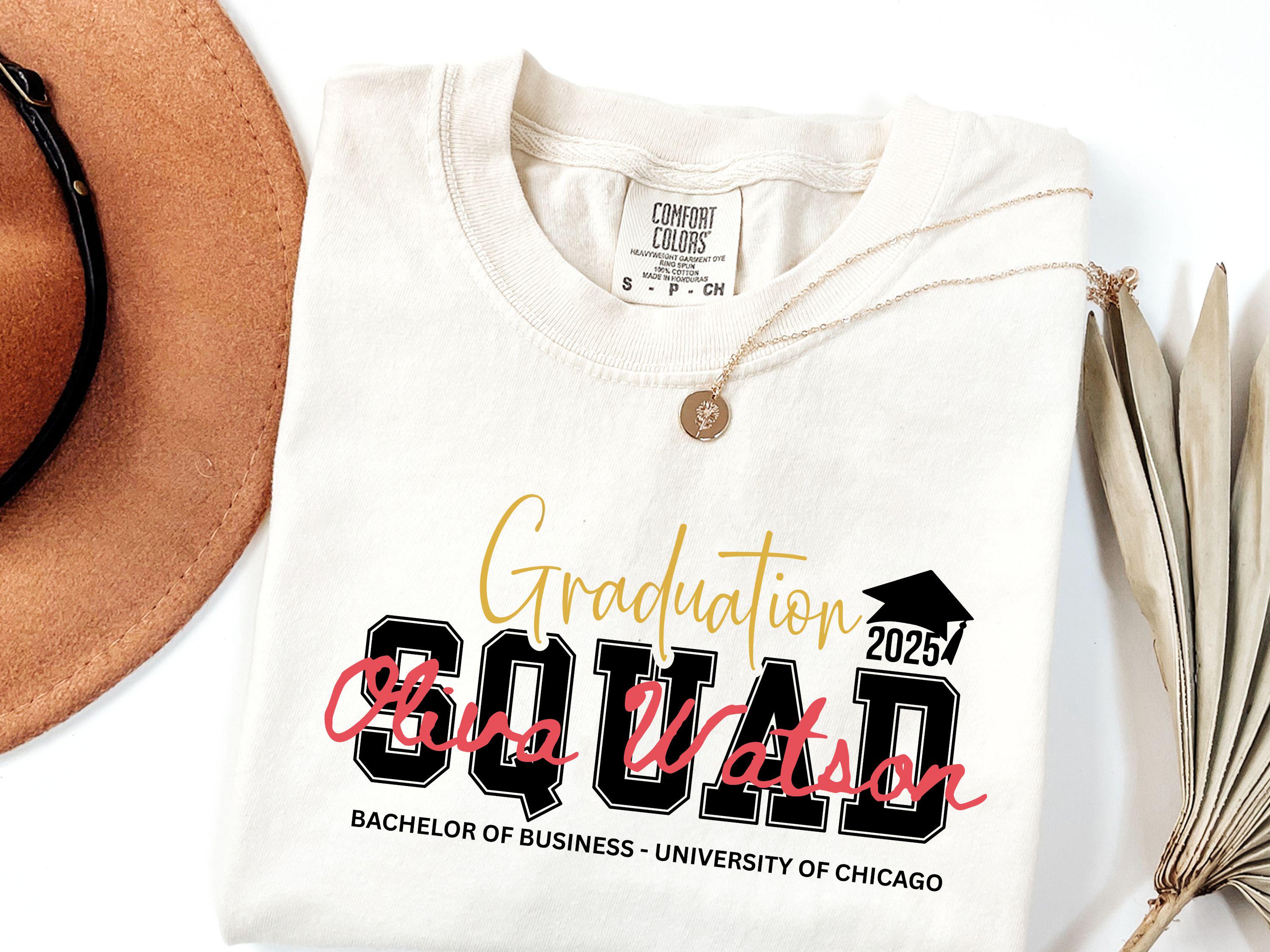Personalized Graduation Shirts Add the Photo Graduation Shirt Proud Mom of a 2025 Graduate Shirts Class of 2025 Family Graduation Shirts Graphic Tee – Soft Feel · Must-Have Style