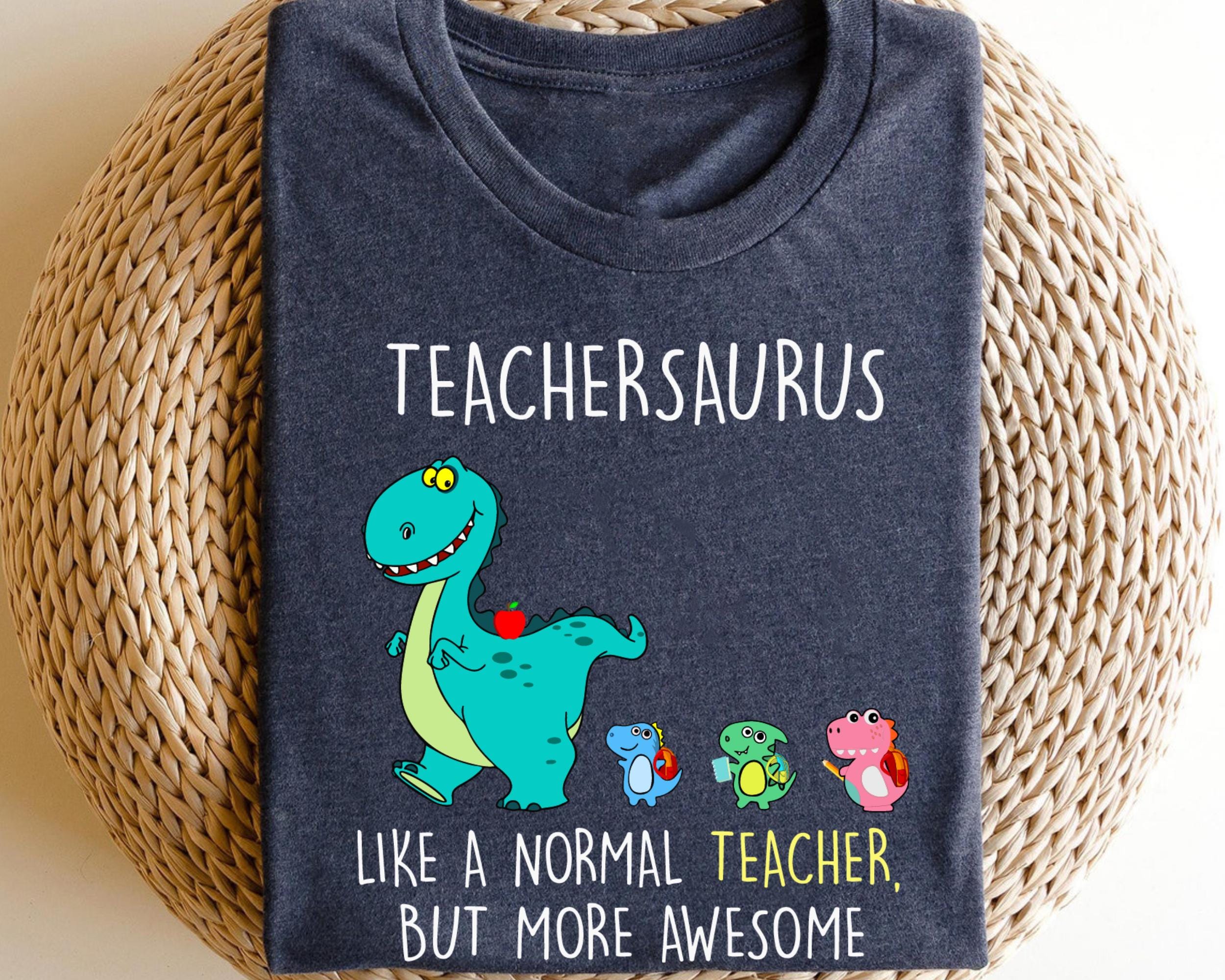 Teachersaurus Shirt Dinosaur Teacher Shirt Teacher Shirt Back to School Shirt Back to School Gift Shirt Graphic Tee – Premium Graphic · Trending Graphic Apparel