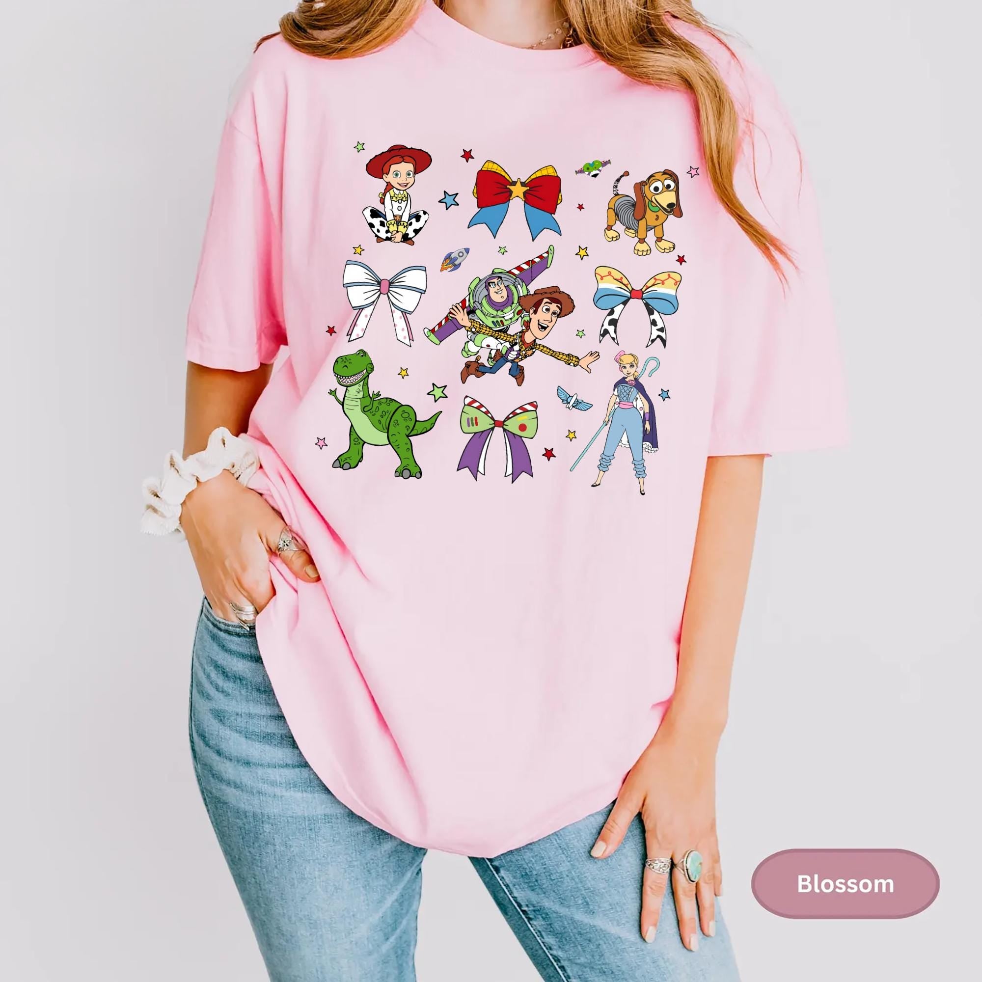 Coquette Bow Disney Toy Story Shirt To Infinity and Beyond Toy Story Friends T shirt Disney Family Shirts Toy Story Land Graphic Tee – Warm & Stylish · Perfect For Daily Wear