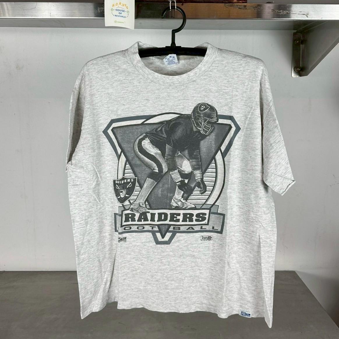 Vintage 1991 Los Angeles Raiders Football NFL Large single stitch T shirt Raiders Tshirt Vintage NFL Tshirt Vintage Football Tshirt Graphic Tee – Feel-Good Design · Great Gift For Fans