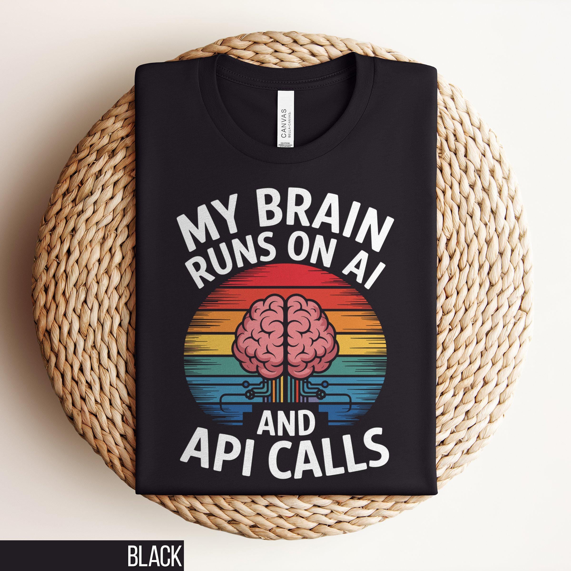 AI Shirt Nerdy Gifts Unhinged Shirts Retro Shirt Meme Shirt Prompt Engineer Shirt Geek Shirts Gift for Him Vintage Sunset Shirt Graphic Tee – Premium Graphic · Great Gift For Fans
