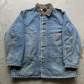 Vintage 90s Y2K Dickies Blanket Lined Denim Chore Jacket Graphic Tee – Aesthetic Look · High-Quality Print