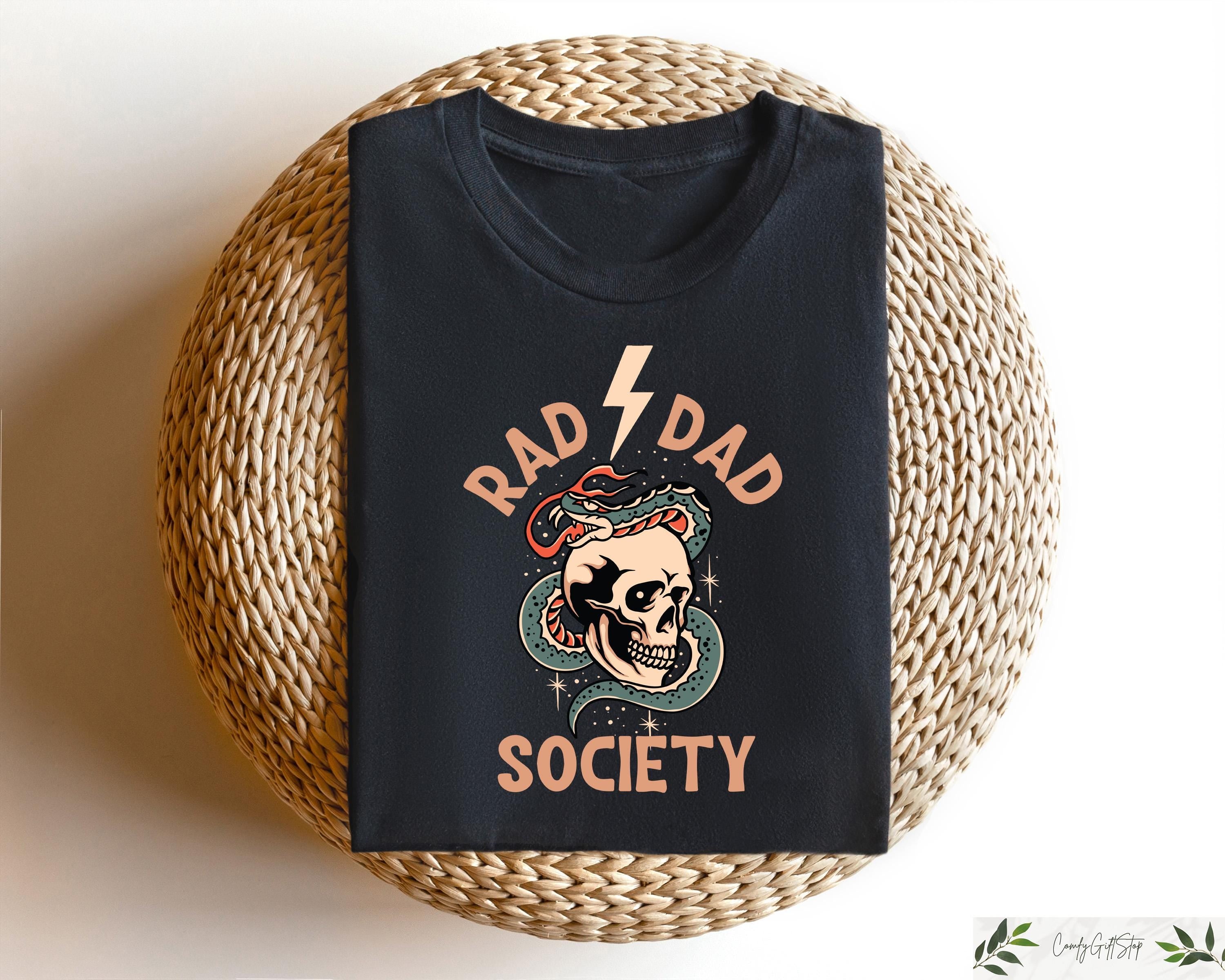 Rad Dad Society T shirt Cool Dad Club Shirt Dad Life Sweatshirt First Fathers Day Gift Dad39s Birtday Shirt Funny Daddy T shirt Sweatshirt – Easygoing Wear · Top Pick For Any Outfit