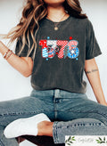 Retro Comfort 1776 Shirt Independence Day T shirt Coquette Bow USA Sweatshirt 4th Of July Gift American History 1776 Tee Sweatshirt – Fan Favorite · Trending Graphic Apparel