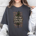 Grow Through Cracks T Shirt Motivational Urban Plant Shirt Resilience Graphic Tee Graphic Tee – Cozy Vibes · Must-Have Style