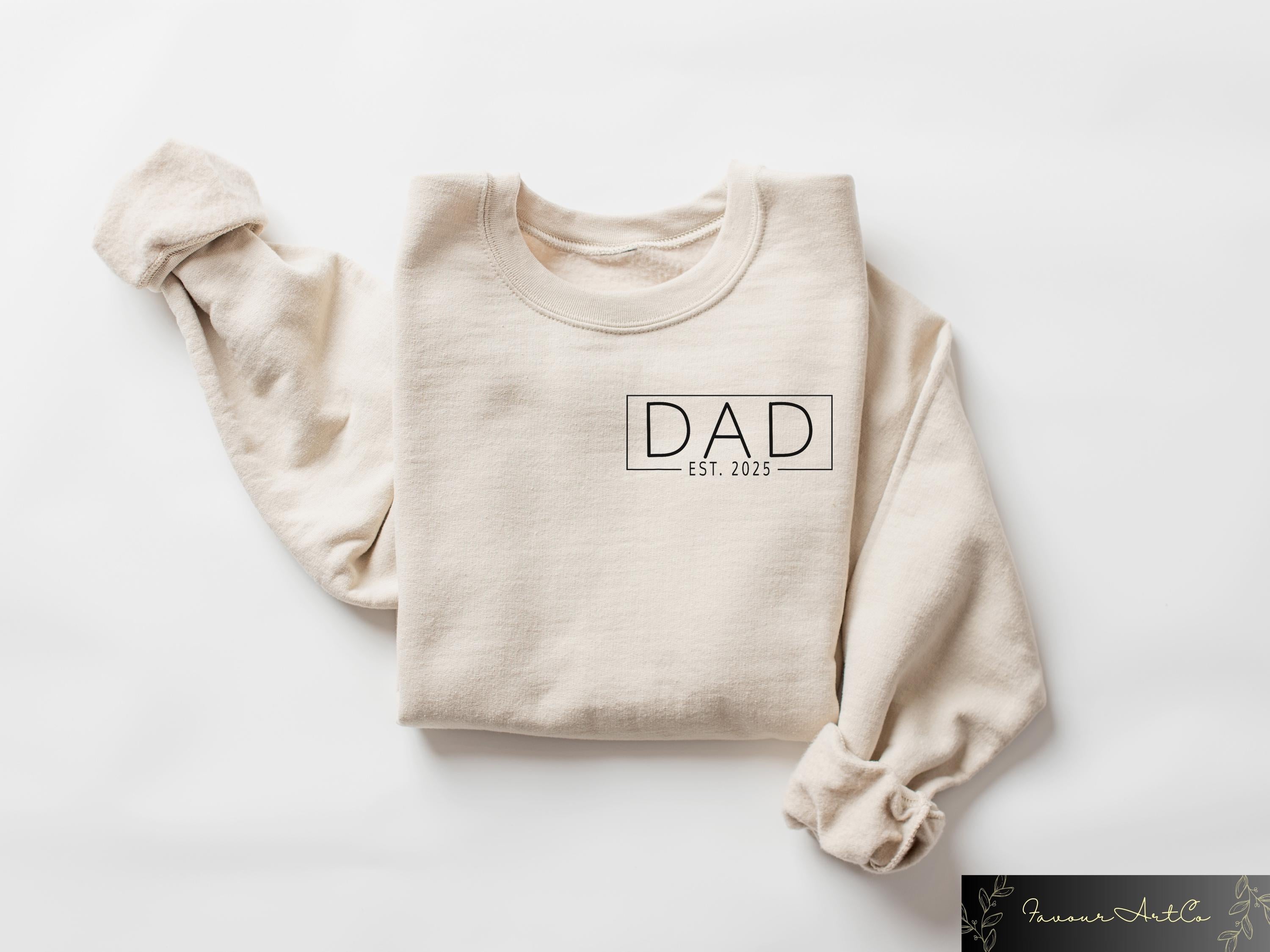 Retro Comfort Dad Sweatshirt Cute Father39s Day T shirt Funny Dad Shirt Daddy Birthday Gift Father39s Day Tee New Dad Crewneck Sweatshirt – Warm & Stylish · Must-Have Style