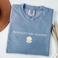 Pregnant Girl Summer T Shirt Pregnancy Announcement Shirt Baby Shower Shirt Girl Mama Shirt Baby Reveal Tee New mother Graphic Tee – Everyday Comfort · High-Quality Print