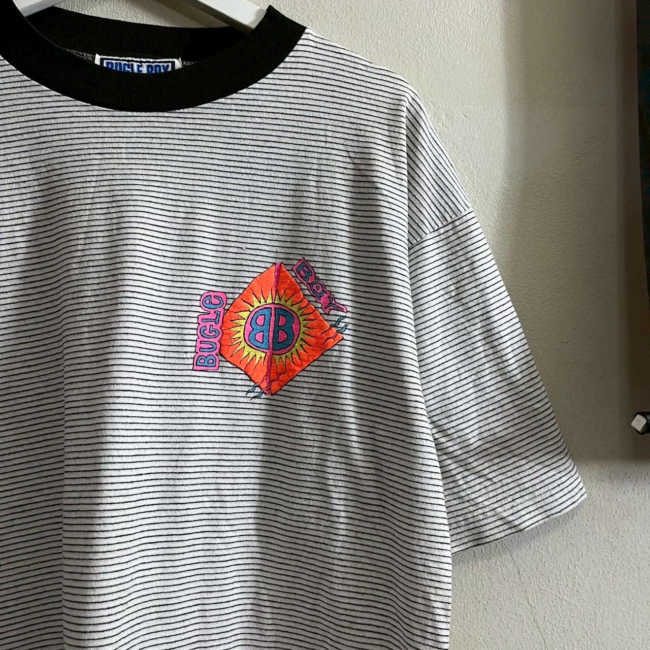 Vintage 90s Buggle Boy Striped T Shirt size M Graphic Tee – Cozy Vibes · Trending Graphic Apparel