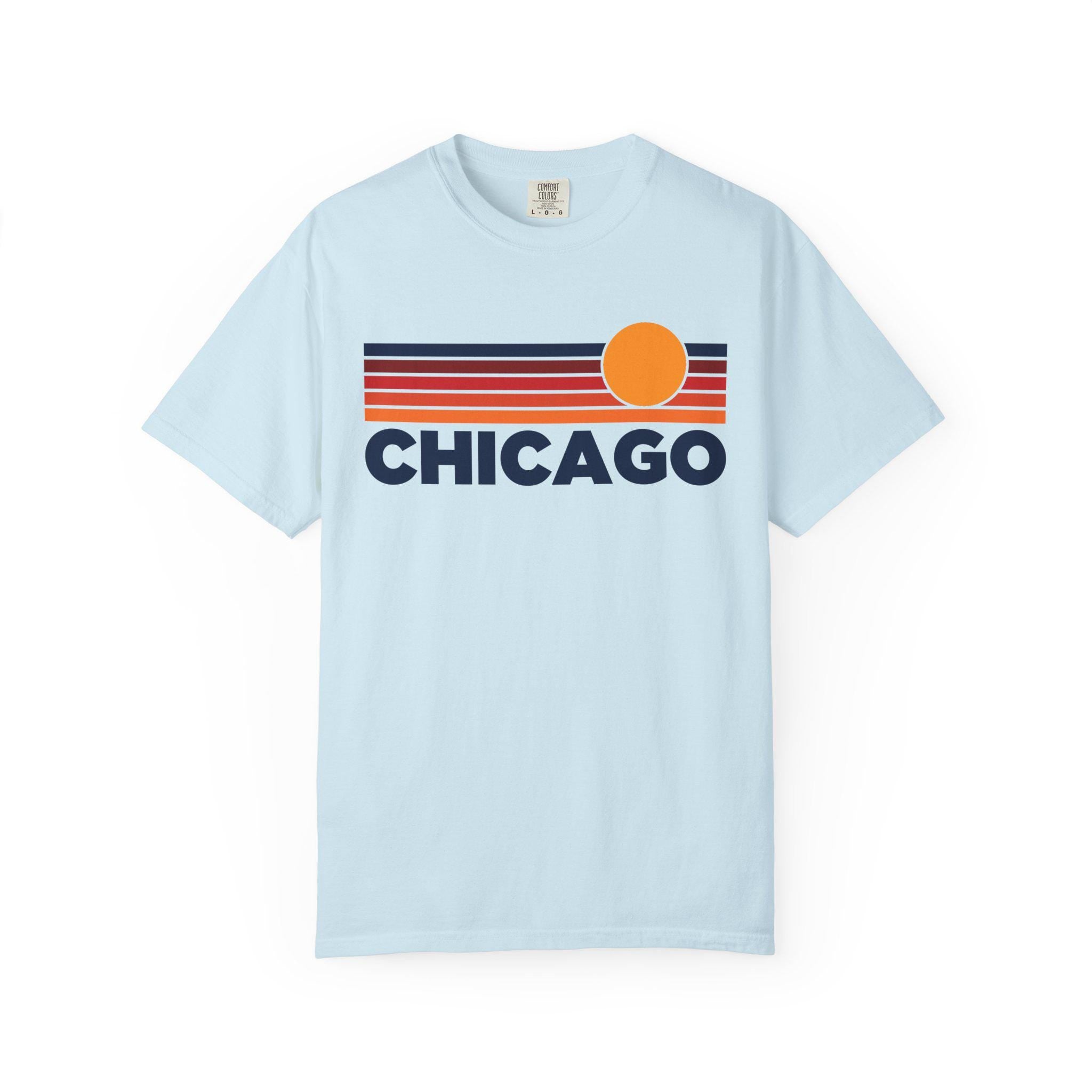 Chicago Illinois Graphic Tee Comfort Colors Retro Unisex Chicago T shirt Graphic Tee – Aesthetic Look · Top Pick For Any Outfit
