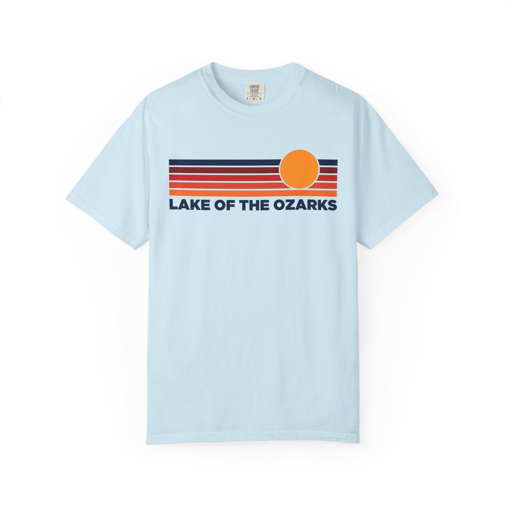 Lake of the Ozarks Missouri Graphic Tee Comfort Colors Retro Unisex Lake of the Ozarks T shirt Graphic Tee – Fan Favorite · Perfect For Daily Wear