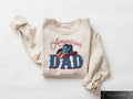 American Dad Cowboy Sweatshirt Western Patriotic Dad T shirt Cowboy Dad USA Shirt 4th Of July Gift American Daddy Crewneck Sweatshirt – Feel-Good Design · Top Pick For Any Outfit