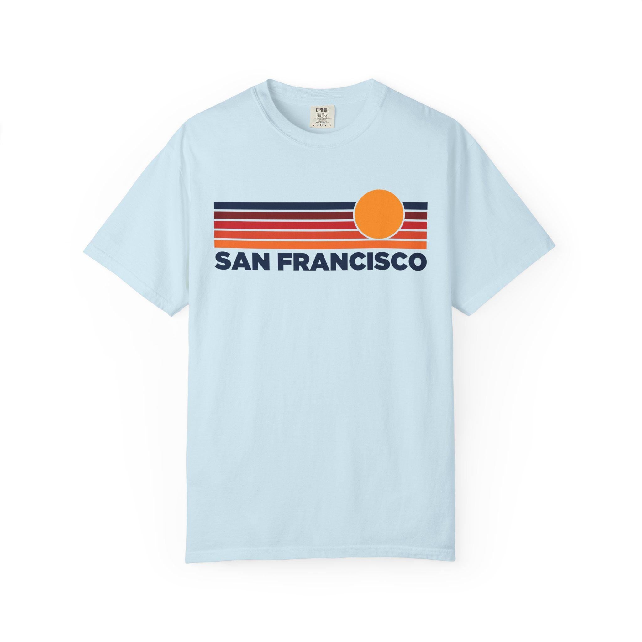 San Francisco California Graphic Tee Comfort Colors Retro Unisex San Francisco T shirt Graphic Tee – Easygoing Wear · Trending Graphic Apparel