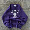 Vintage Y2K Champion Tag University James Madison Spellout BigLogo Printed Sweatshirt Crewneck Sweater Baggie Colour Purple Size Medium Sweatshirt – Easygoing Wear · High-Quality Print