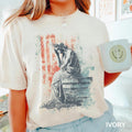 Crying Statue of Liberty Shirt Patriotic American Freedom Shirt 4th of July Protest Shirt Independence Day USA Tee Free America Gift for Her Graphic Tee – Premium Graphic · Perfect For Daily Wear