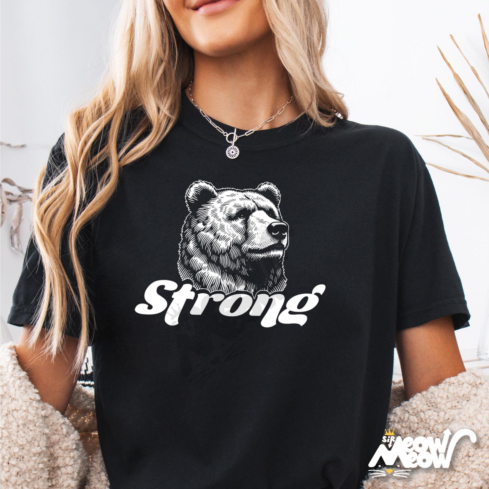 Strong Bear Shirt Hand Drawn Bear T Shirt Strength Animal Graphic Tee Vintage Bear Design Shirt Motivational Wildlife T Shirt Graphic Tee – Premium Graphic · Trending Graphic Apparel