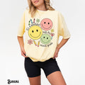 Second Grade Teacher Shirt Teach Tee 2nd Grade T Shirt Back to School Happy Face Flower Appreciation Gift for Teacher Graphic Tee – Feel-Good Design · Great Gift For Fans