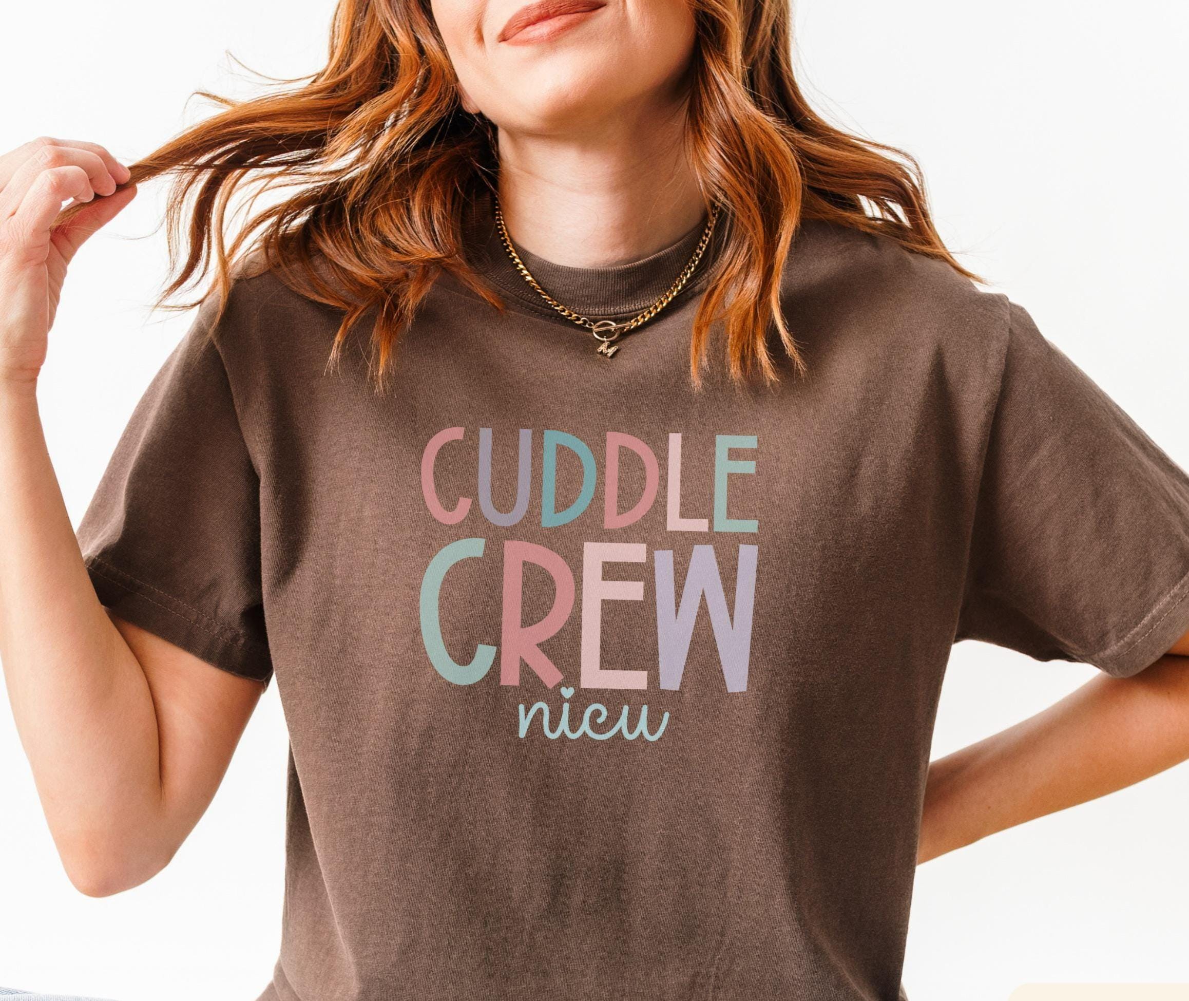 NICU Nurse Shirt Cuddle Crew Tee NICU Nurse Gift Neonatal Nurse Shirt Preemie Baby Support Cute NICU Crew T Shirt Graphic Tee – Feel-Good Design · High-Quality Print