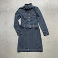 y2k vintage 200039s denim dress long sleeve size s small Graphic Tee – Aesthetic Look · Trending Graphic Apparel