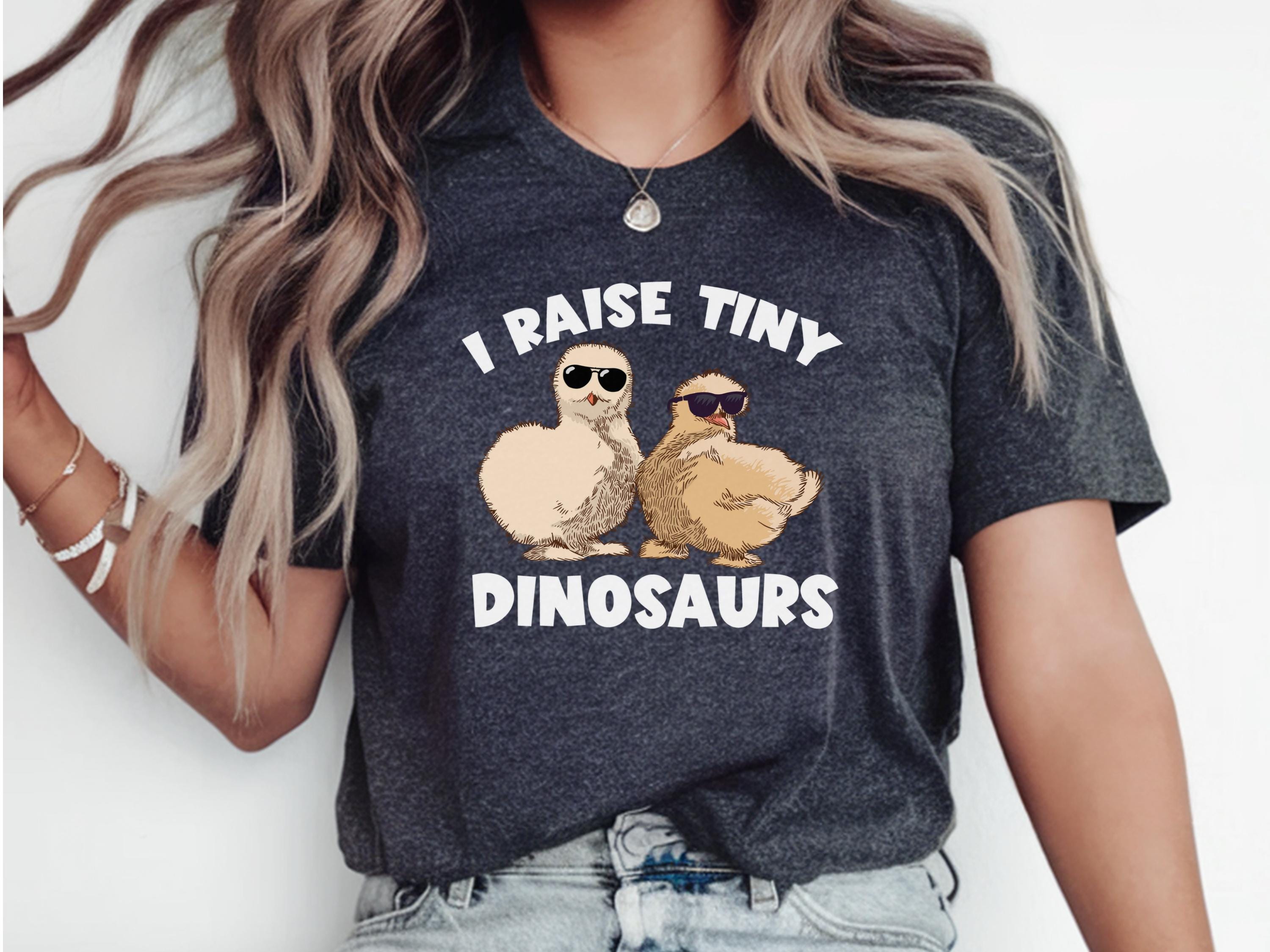 I Raise Tiny Dinosaurs Shirt Silkie Chicken Shirt Gift For Silkie Lover Silkie Lover Shirt Silky Chicken Shirt Gift For Silkie Owner Graphic Tee – Aesthetic Look · High-Quality Print