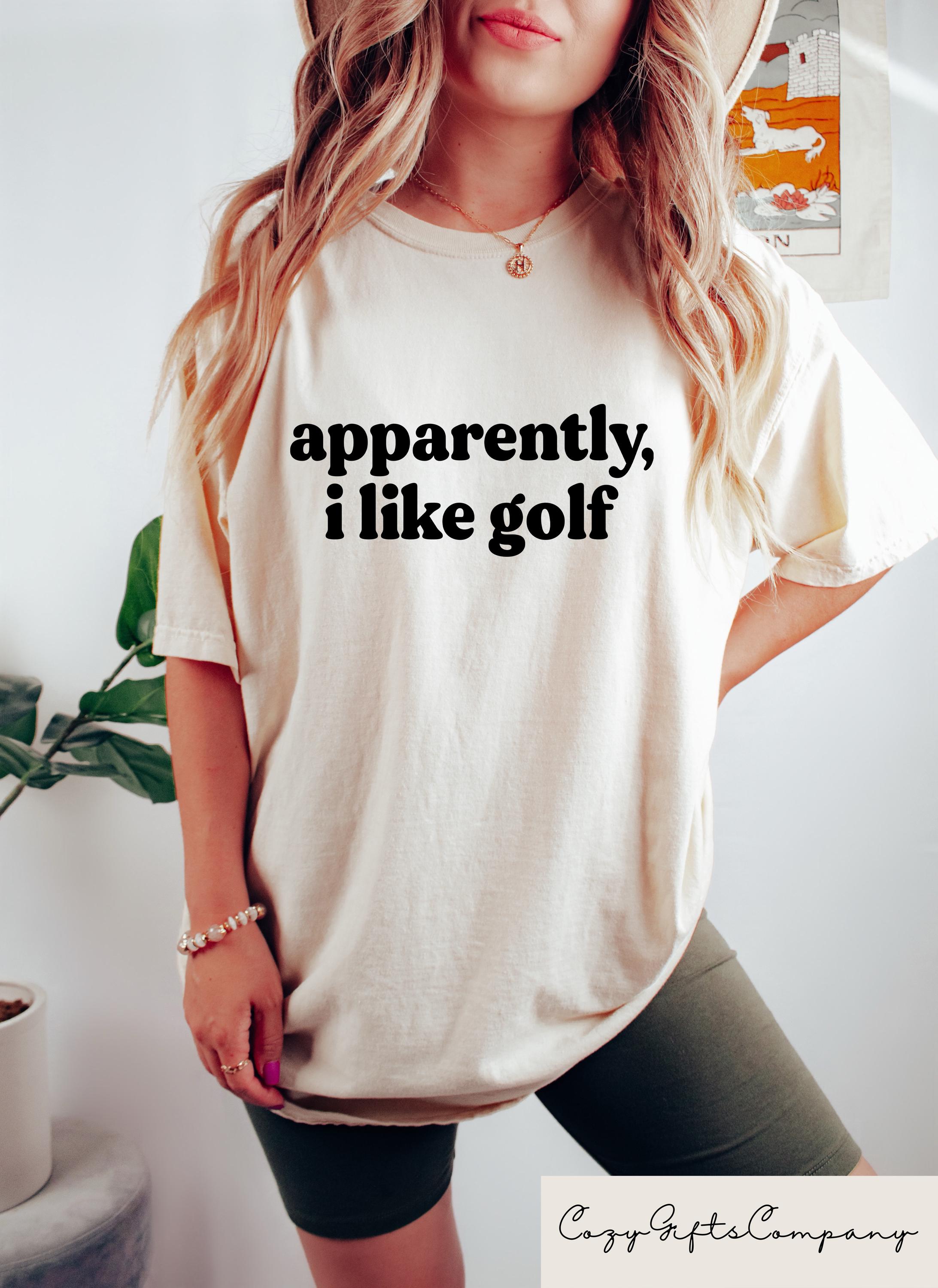 Apparently I Like Golf Shirt Golf Lover T shirt Kids Golf Sweatshirt Golf Season Gift Kids Sports Crewneck Golf Squad Outfit Sweatshirt – Soft Feel · High-Quality Print