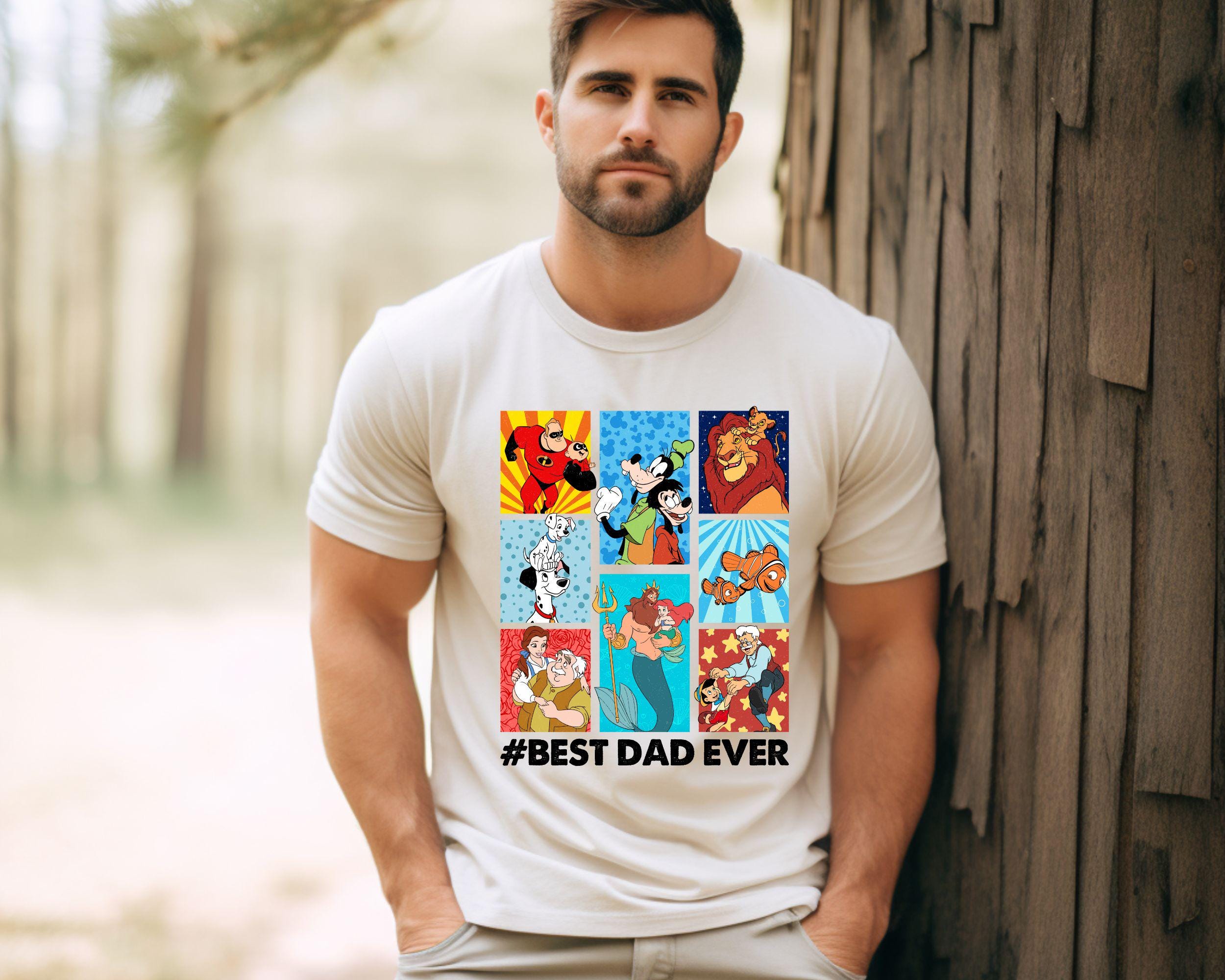 Disney Best Dad Ever Shirt Disney Father39s Day Gift T shirt Disney Dad Father Day Tee Tee Funny Magic Kingdom Disneyland Vacation Trip Graphic Tee – Everyday Comfort · Perfect For Daily Wear