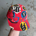 Vintage 90s AOP Unique Abstract Nature 4 Panel SnapBack Hat Graphic Tee – Feel-Good Design · Top Pick For Any Outfit