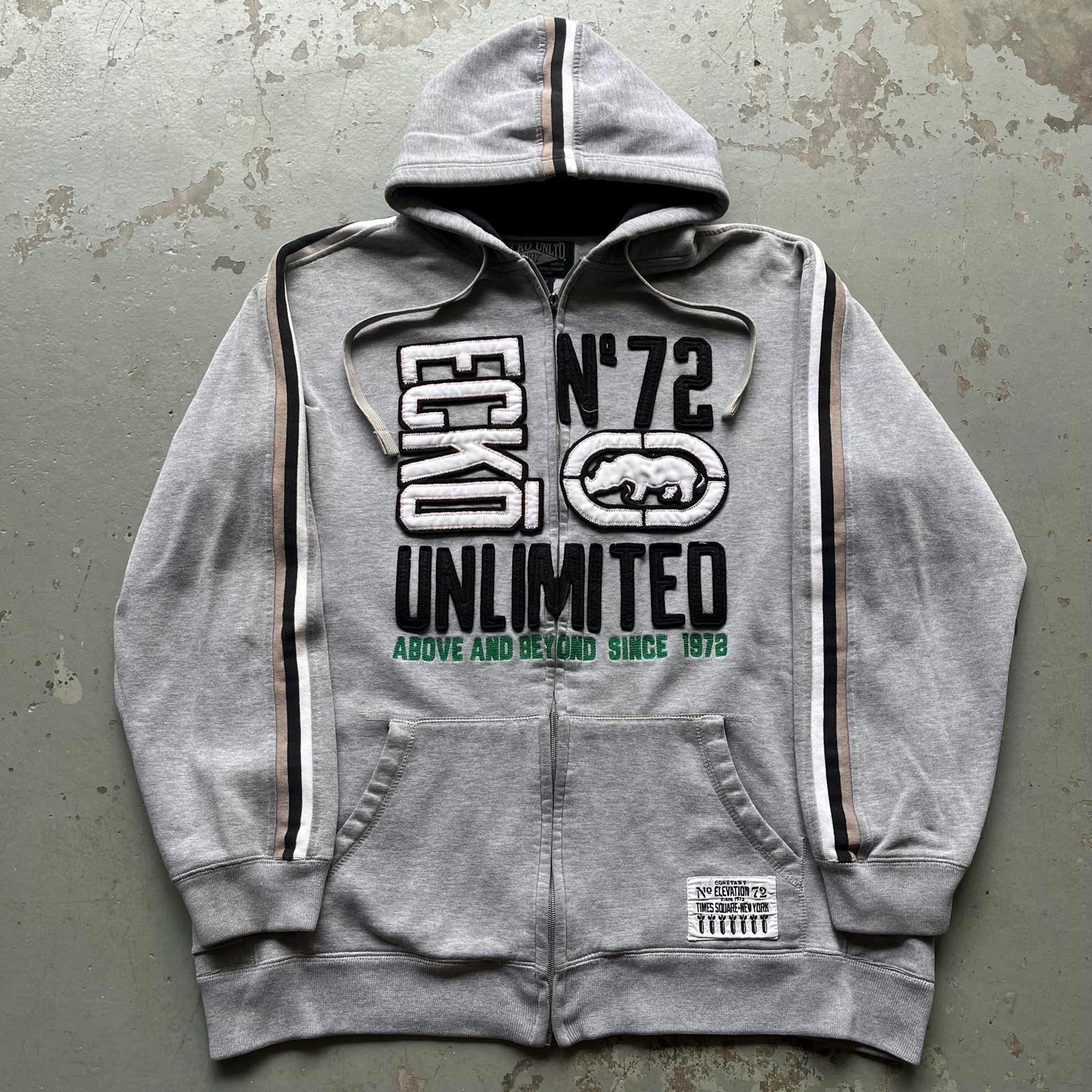 Vintage Y2K Ecko Unltd Grunge Full Zip Heavyweight Hoodie Hoodie – Cozy Vibes · Top Pick For Any Outfit