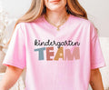 Kindergarten Teacher Shirt Teacher Team Shirt Kinder Crew Tshirt Kindergarten Shirt for First Day of School Gift Kindergarten Team Shirt Graphic Tee – Cozy Vibes · Trending Graphic Apparel