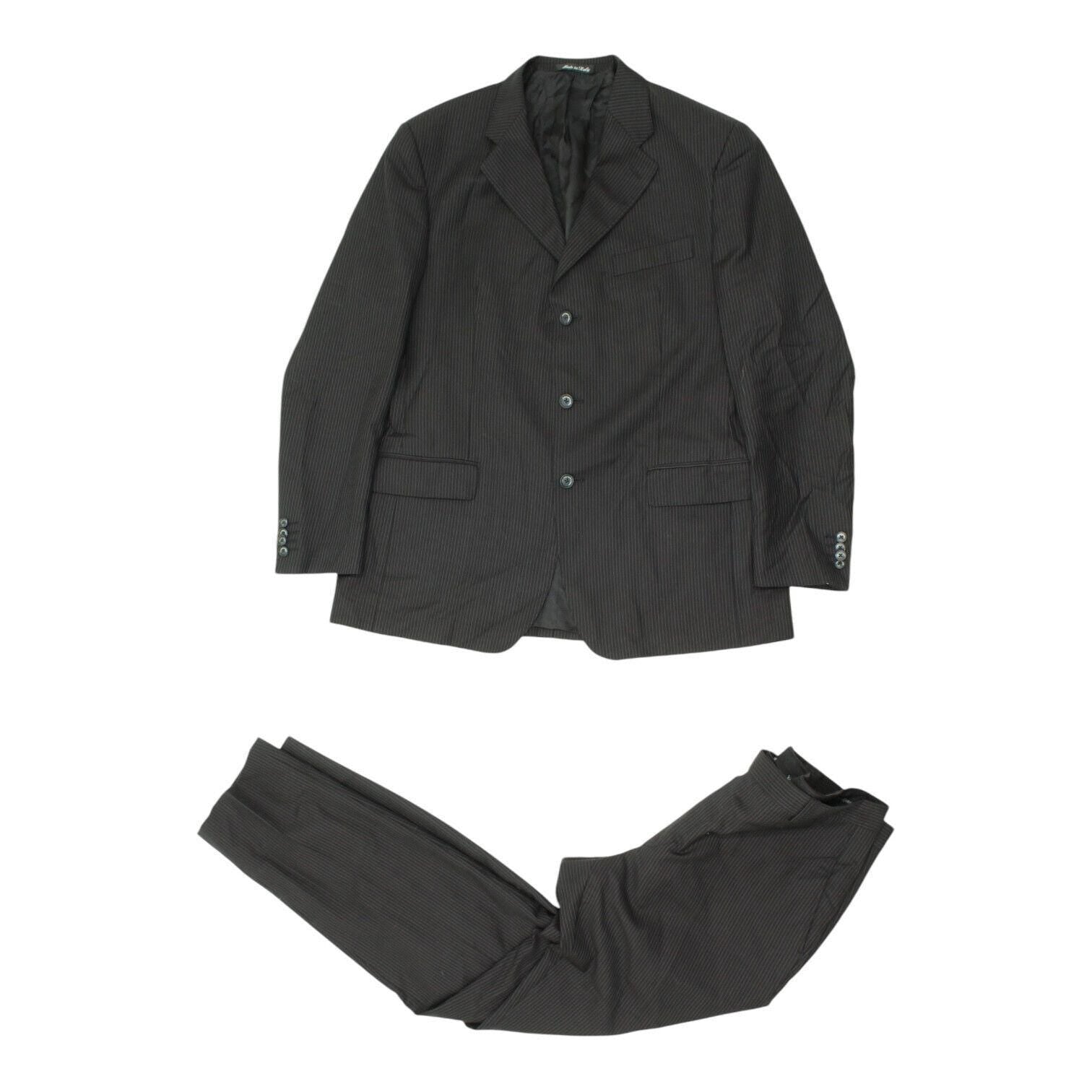 Yves Saint Laurent Suit Mens Black 2 Piece Designer 3 Button Blazer Trousers Graphic Tee – Premium Graphic · Must-Have Style