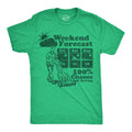 Weekend Forecast 100 Chance Of Mowing Lawn Enforcement Shirt Dad Shirts Funny Outdoors Shirts Mowing The Lawn Cop Tshirts Dad Gifts Graphic Tee – Aesthetic Look · Perfect For Daily Wear