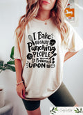 I Bake Because Punching People Is Frowned Upon T shirt Retro Bakers Shirt Sarcastic Bakery Crewneck Funny Mom Gift Baking Lover Tee Graphic Tee – Fan Favorite · High-Quality Print