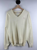 Vintage 80s Palm Beach Sports Pillsbury Dough Boy Yellow Wool Knit Sweater M Graphic Tee – Fan Favorite · Must-Have Style