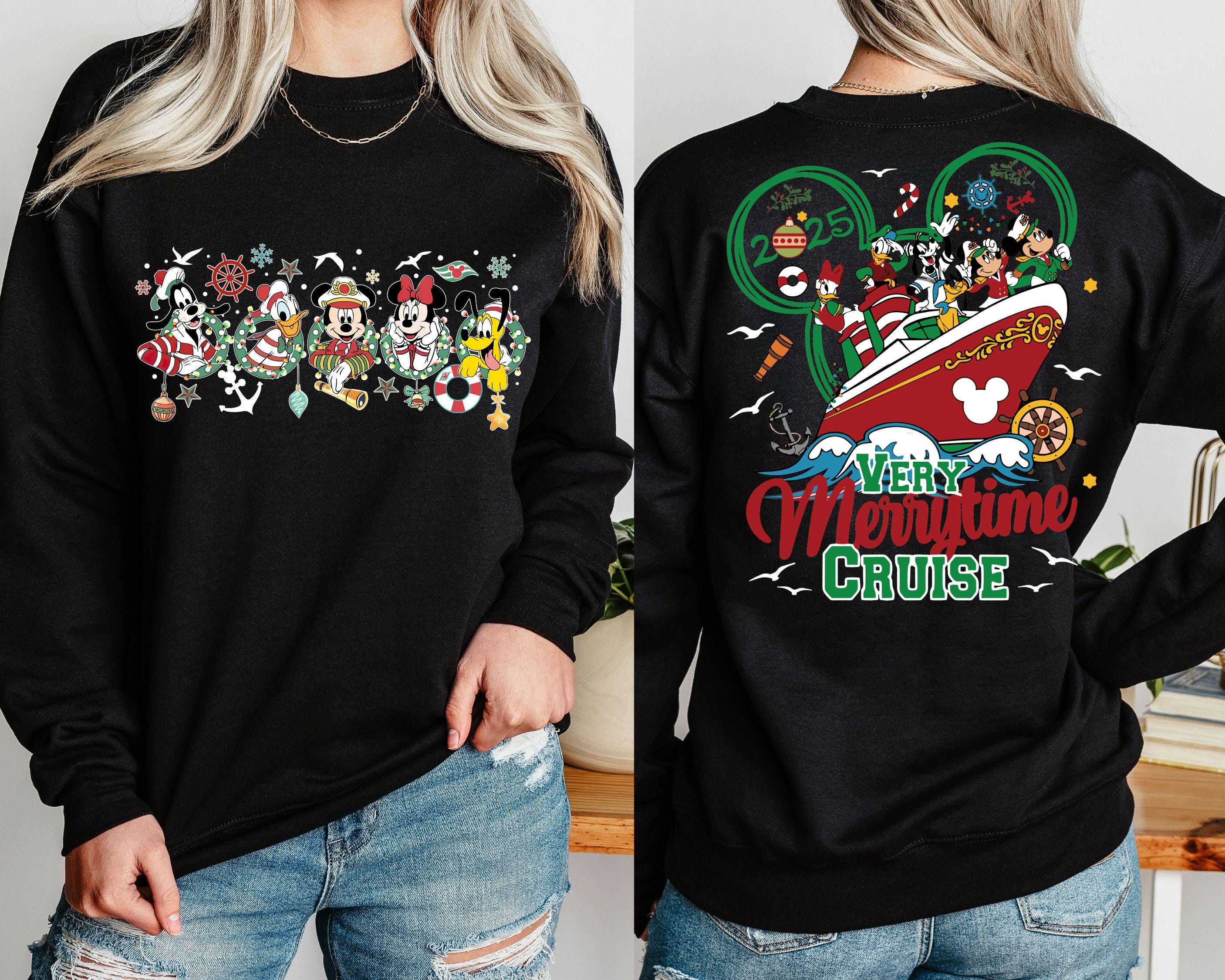 2 sided Mickey Friends Very Merrytime Cruises 2025 Christmas Shirt Mickey39s Very Merry Xmas Party Tee Disney Wish Fantasy Magic Wonder Graphic Tee – Cozy Vibes · Trending Graphic Apparel