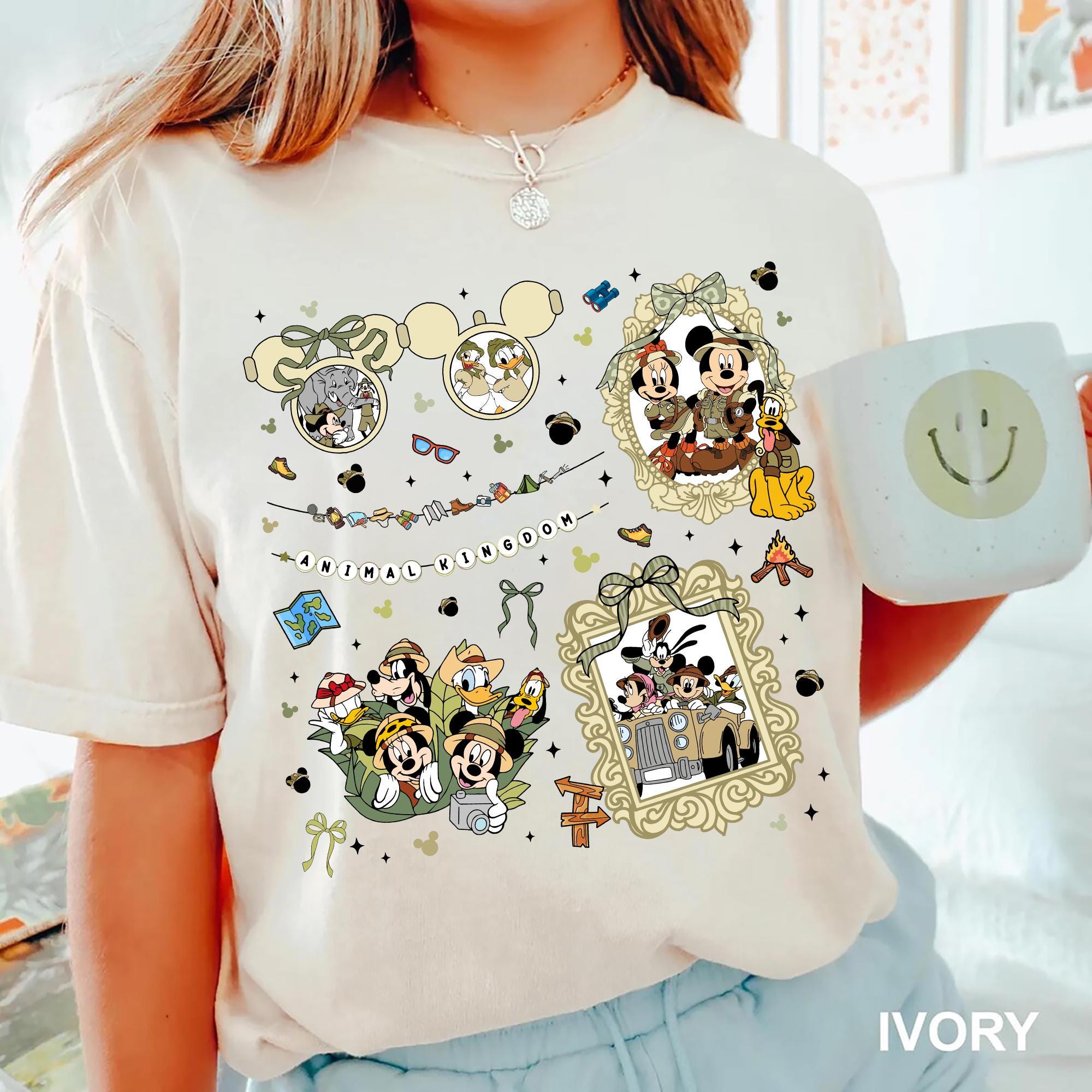 Disney Animal Kingdom Safari Mickey Minnie Donald Goofy Shirt Disney Group Trip Tee Jungle Safari Adventure Shirt Disney Family Vacation Tee Graphic Tee – Soft Feel · Trending Graphic Apparel