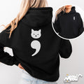 Cute Cat Hooded Sweatshirt Cozy Unisex Sweatshirt Pet Lovers Gift Casual Streetwear Cat Themed Apparel Ideal for Animal Lovers Sweatshirt – Premium Graphic · Perfect For Daily Wear