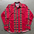 Vintage Aztec Wrangler Brushpopper Pearl Snap Western Shirt Graphic Tee – Soft Feel · Perfect For Daily Wear