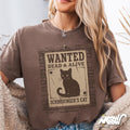 Schrdinger39s Cat Shirt Dead And Alive Funny Science Cat Tee Wanted Poster Cat T Shirt Graphic Tee – Cozy Vibes · Great Gift For Fans