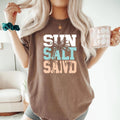 Sun Sand Salt Beach Shirt Summer Vacation Tee Trendy Oversized Beach Shirt for Women Cute Coastal Shirt for Summer Trip or Beach Day Outfit Graphic Tee – Easygoing Wear · Must-Have Style