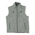 Patagonia Mens Grey Gilet Vintage Designer Full Zip Knit Bodywarmer Outdoors Graphic Tee – Warm & Stylish · High-Quality Print